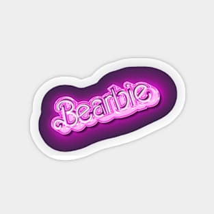 Neon BEARBIE Sticker